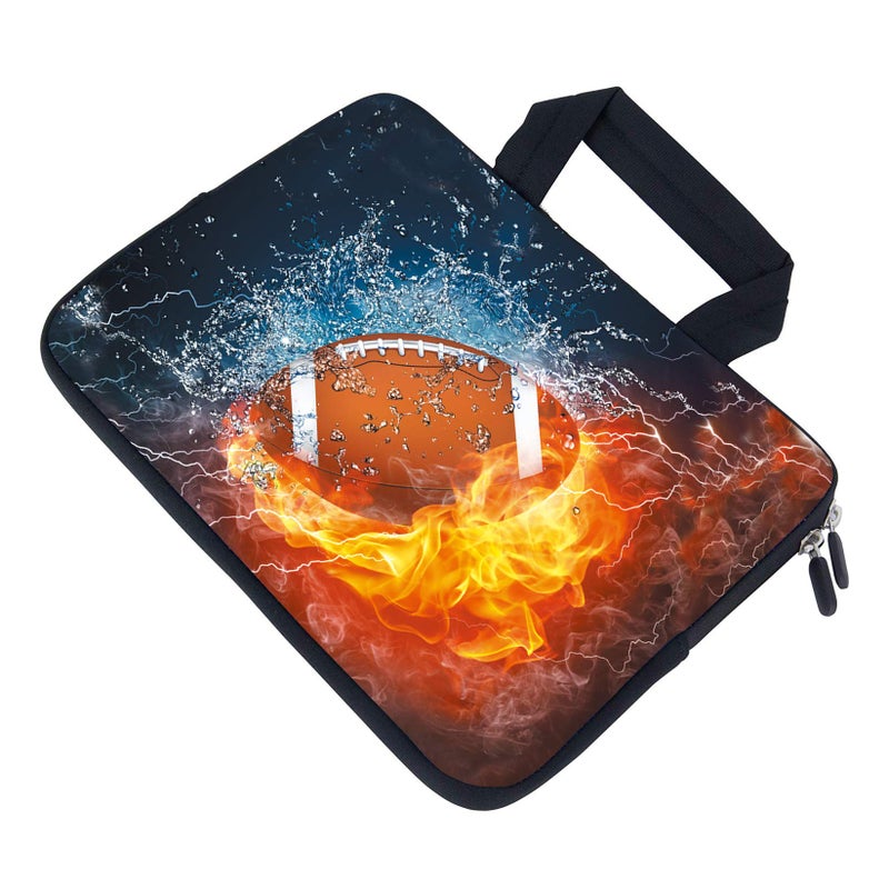 AMARY Laptop case11.6 12" inch Laptop Sleeve Neoprene Notebook Carrying Pouch Chromebook Sleeve Ultrabook Case Tablet Cover Fit Apple MacBook Air HP DELL Lenovo Asus Samsung (Football) - Image 3